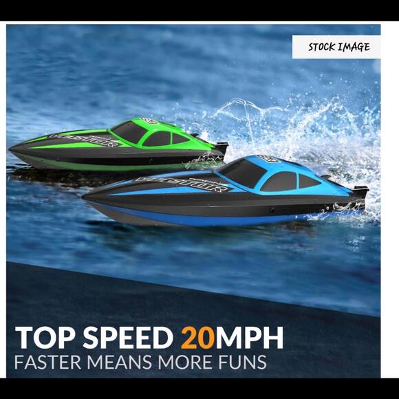 Volantex Rc Remote Control Boat W LED Lights 2.4 GHZ 20MPH Rechargeable Battery - Picture 4 of 9